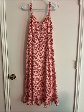 Strap midi dress